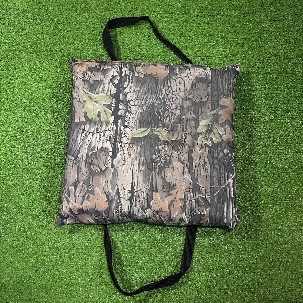 Vintage Lynch Trebark Camo Boat Cushion USCG  Type IV Throwable Flotation device